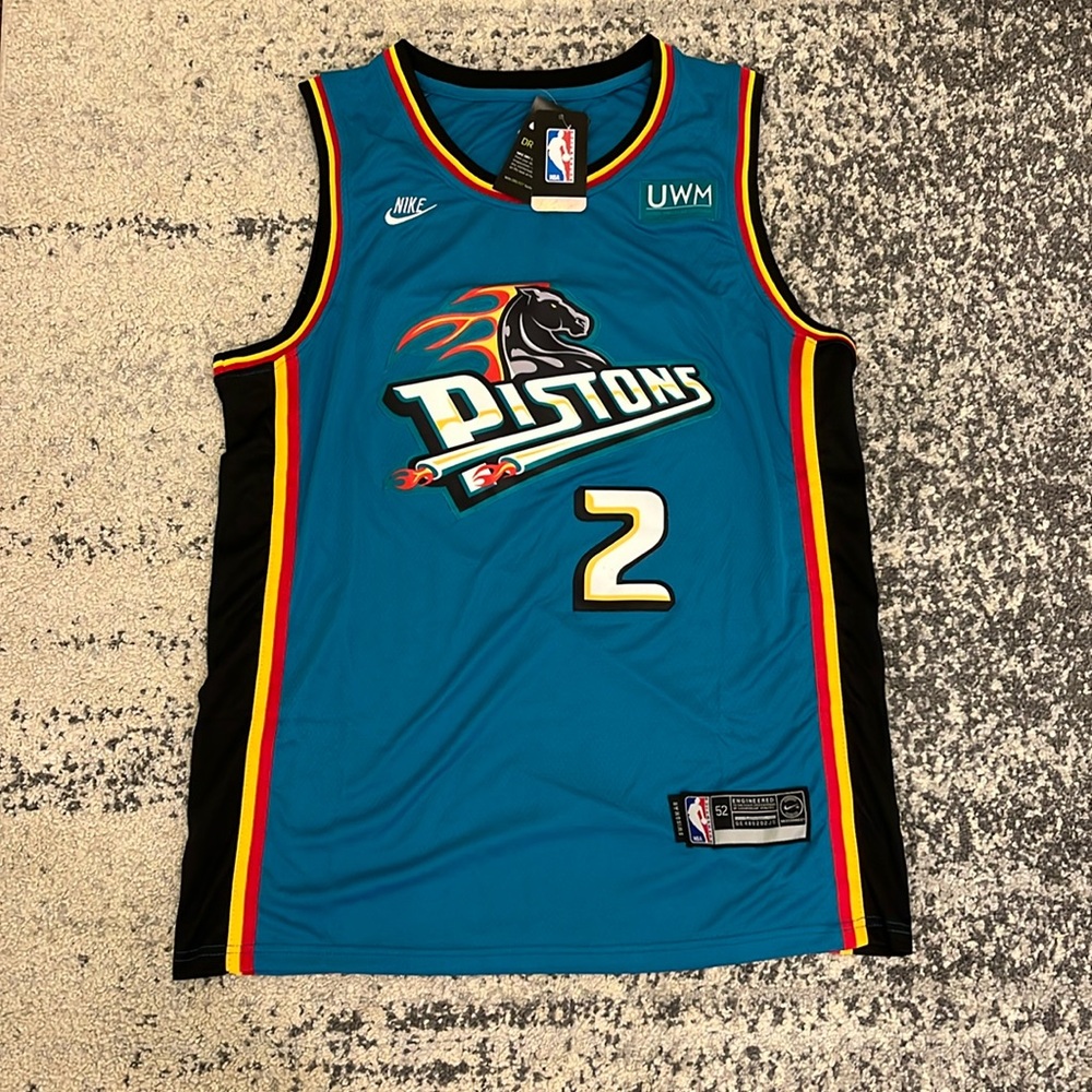 UWM Branded Cade Cunningham Pistons Nike Jersey